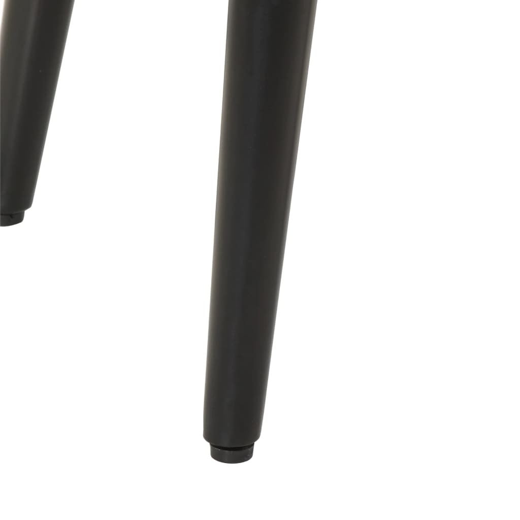 Coffee Table 45x45x40 cm Solid Wood Mango and Iron