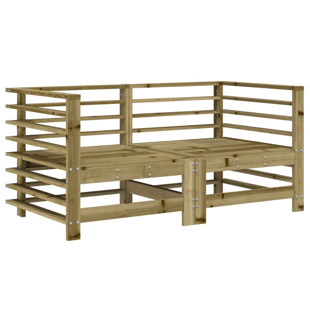 7 Piece Garden Lounge Set Impregnated Wood Pine