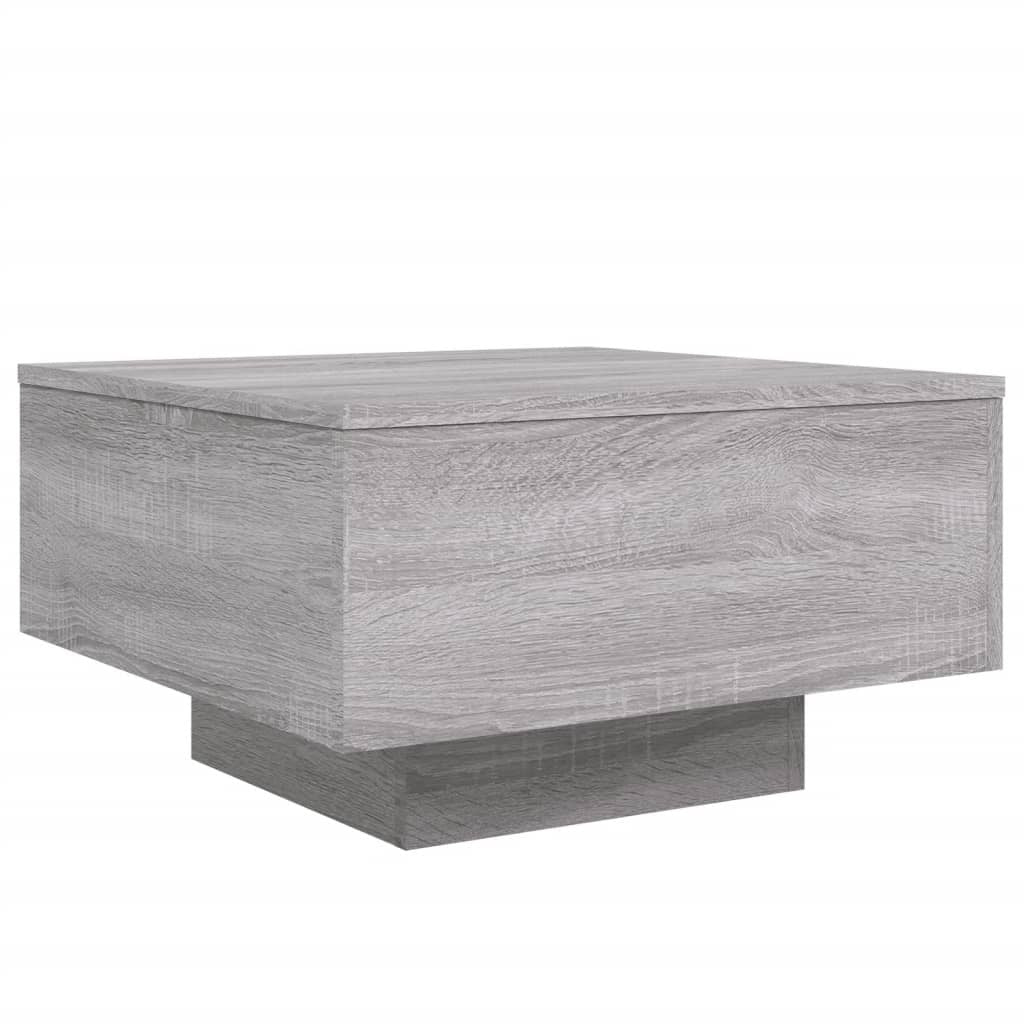 Coffee Table Grey Sonoma 55x55x31 cm Engineered Wood