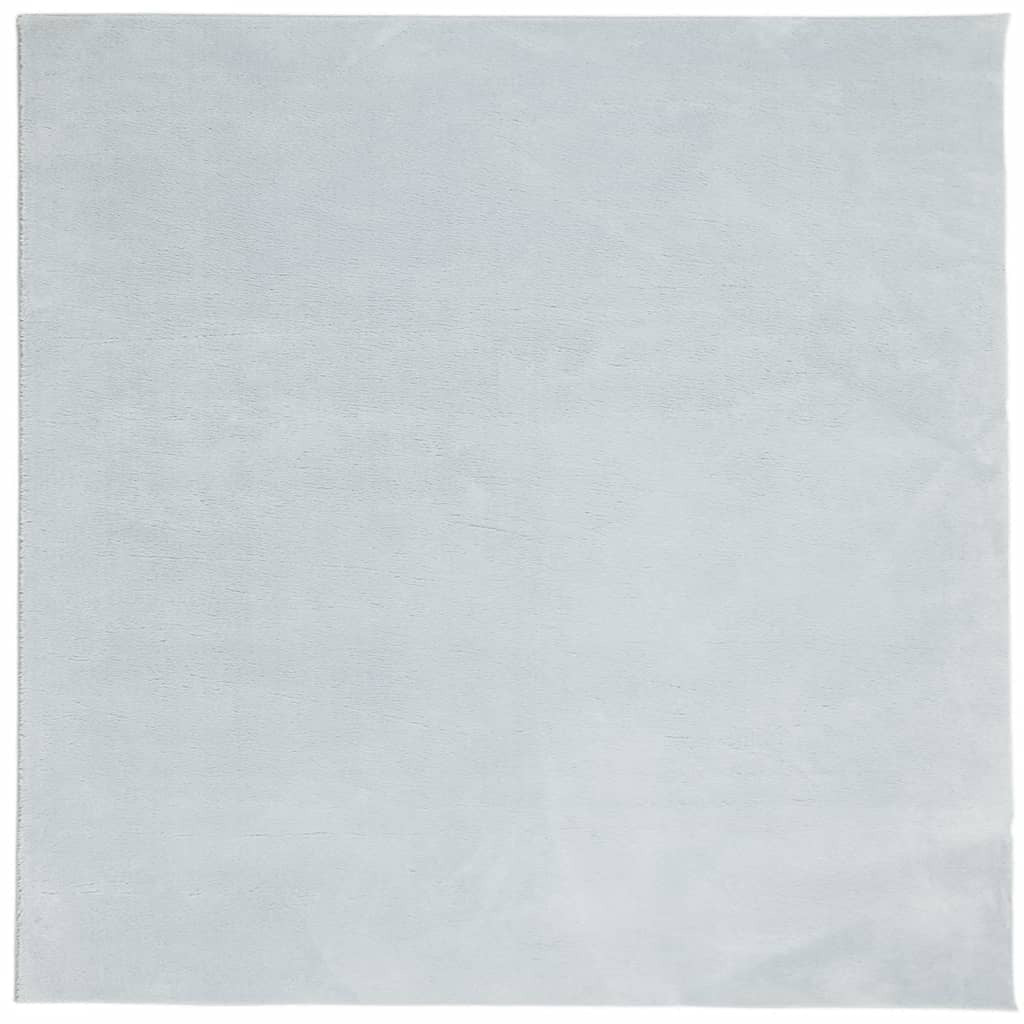 Rug HUARTE Short Pile Soft and Washable Blue 160x160 cm