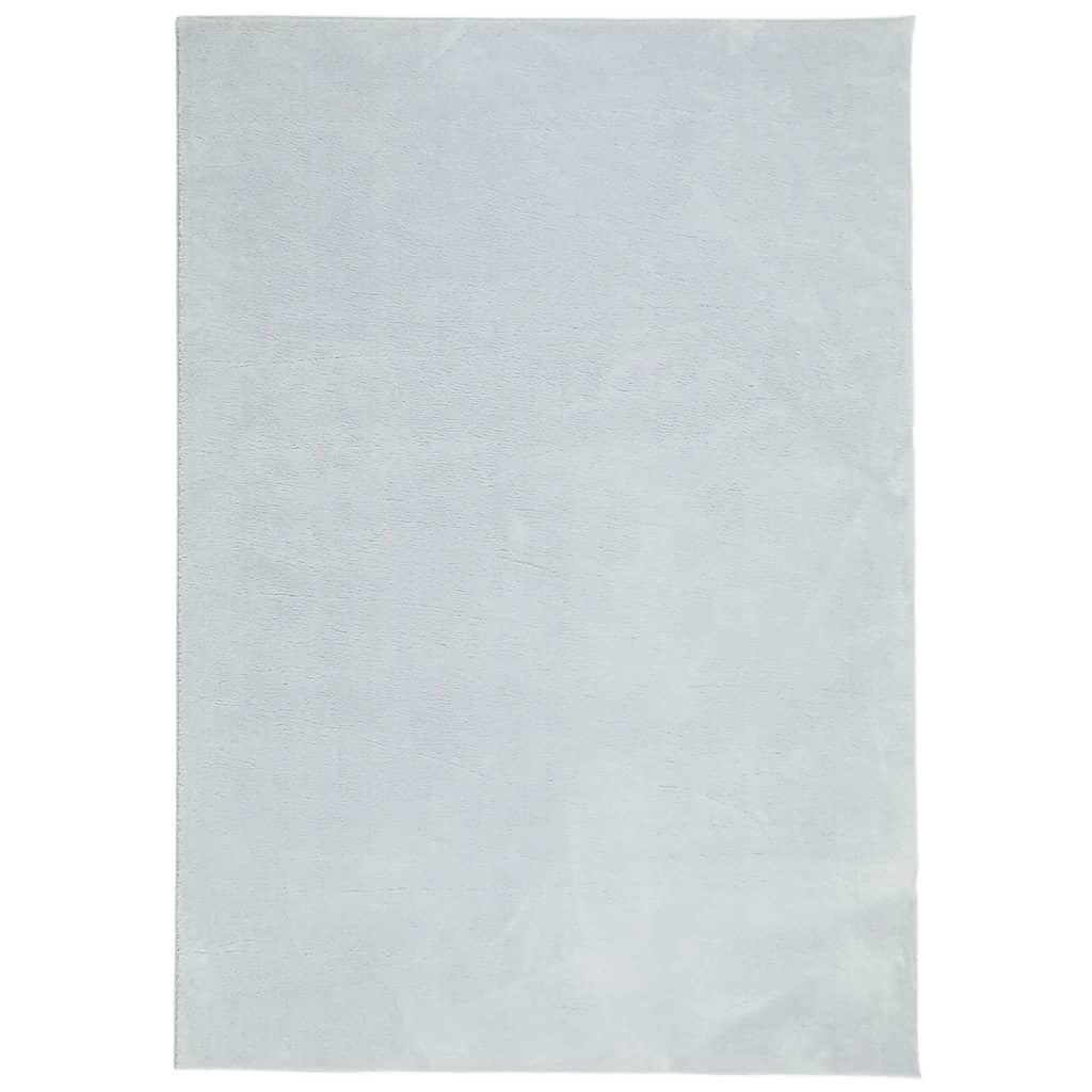 Rug HUARTE Short Pile Soft and Washable Blue 120x170 cm