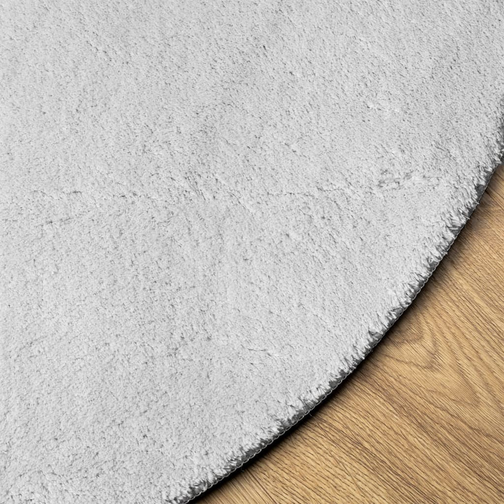 Rug HUARTE Short Pile Soft and Washable Grey  160 cm