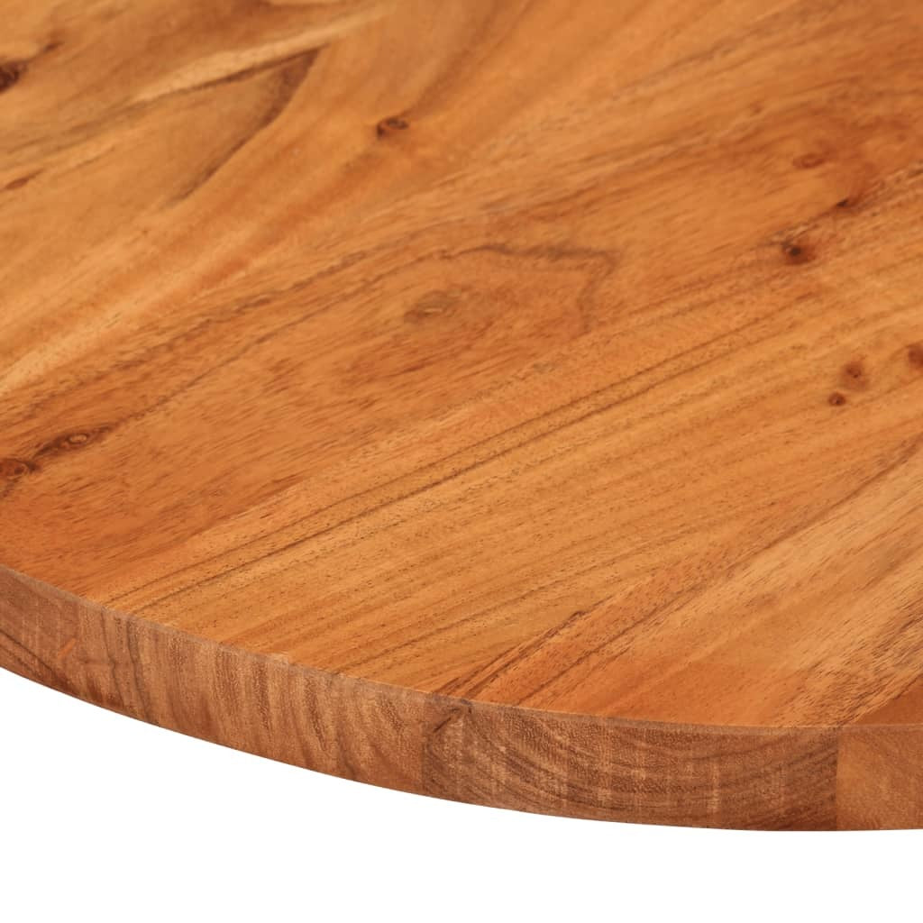 Table Top 90x40x3.8 cm Oval Solid Wood Acacia