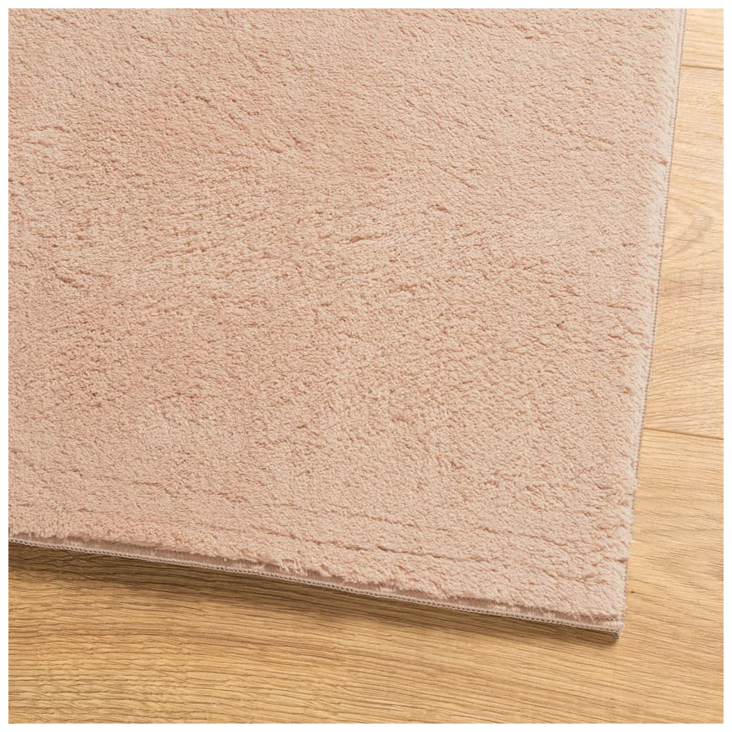 Rug HUARTE Short Pile Soft and Washable Blush 120x170 cm