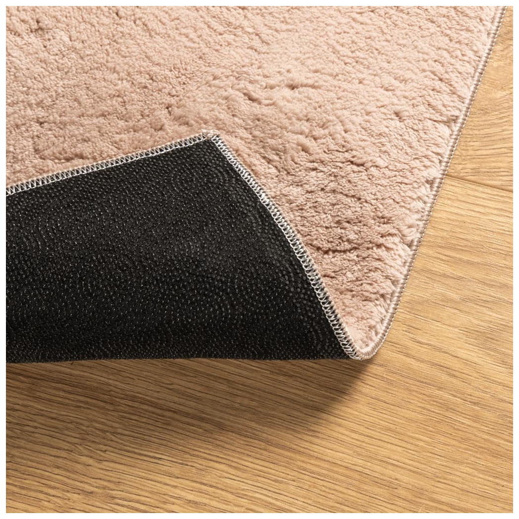 Rug HUARTE Short Pile Soft and Washable Blush 120x170 cm
