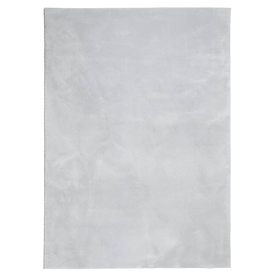 Rug HUARTE Short Pile Soft and Washable Grey 160x230 cm