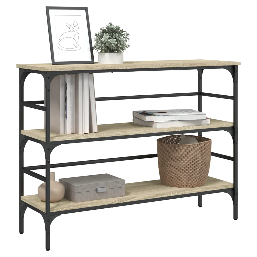 Console Table Sonoma Oak 100x32x75 cm Engineered Wood