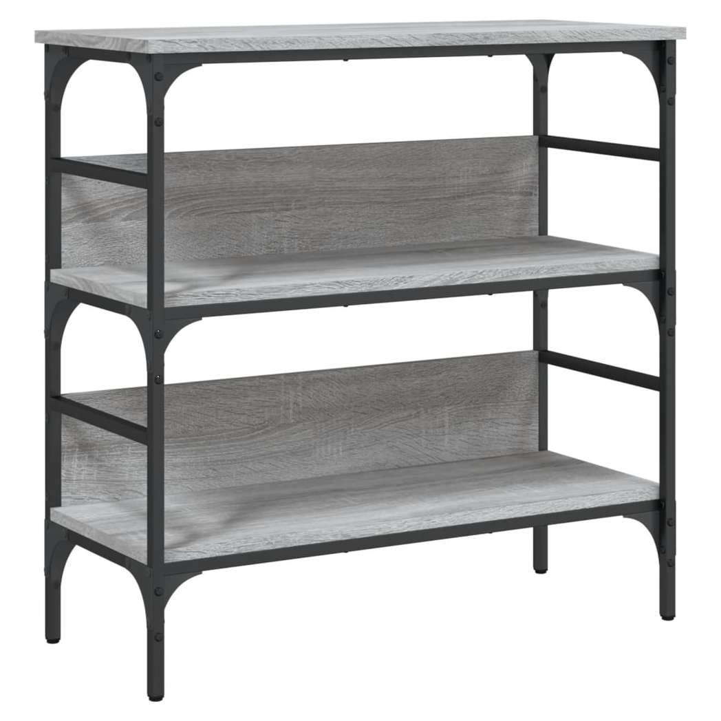 Console Table Grey Sonoma 75x32x75 cm Engineered Wood