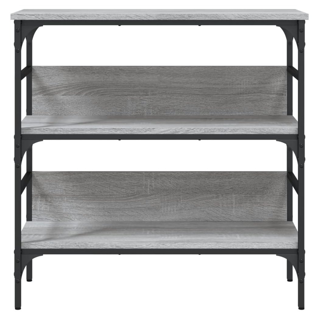 Console Table Grey Sonoma 75x32x75 cm Engineered Wood