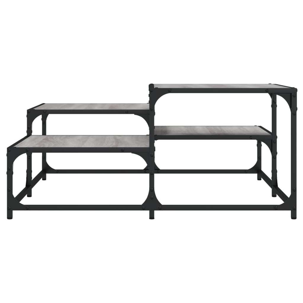 Coffee Table Grey Sonoma 87.5x87.5x40 cm Engineered Wood