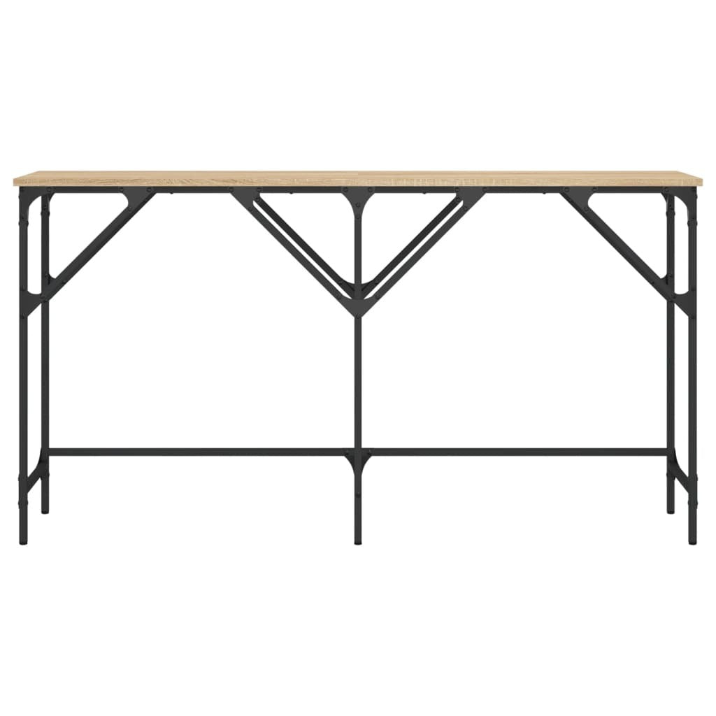 Console Table Sonoma Oak 140x29x75 cm Engineered Wood