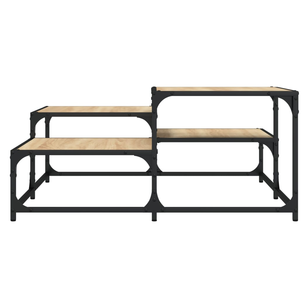 Coffee Table Sonoma Oak 87.5x87.5x40 cm Engineered Wood
