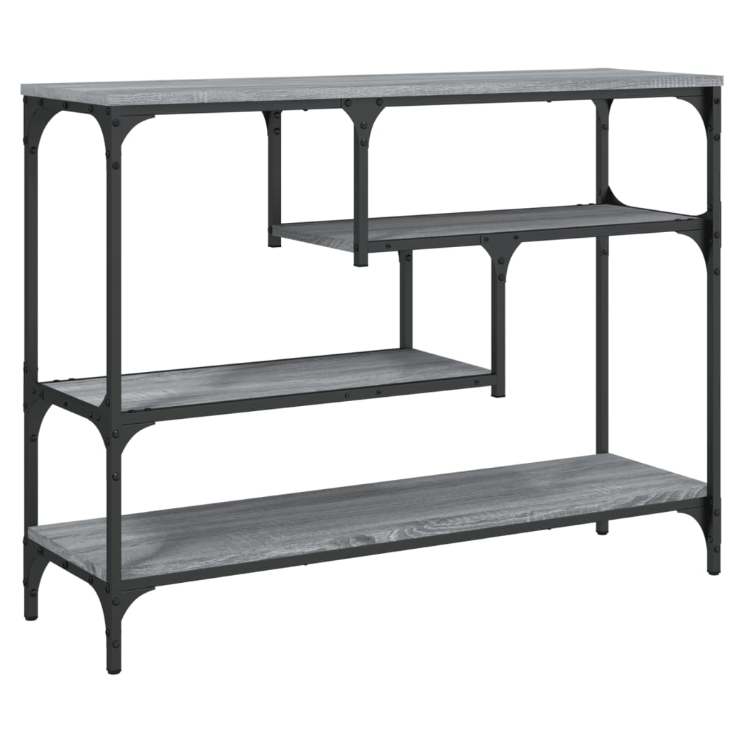 Console Table Grey Sonoma 100x30x75 cm Engineered Wood