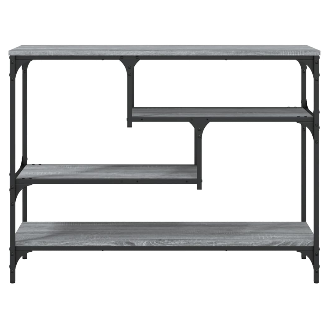 Console Table Grey Sonoma 100x30x75 cm Engineered Wood