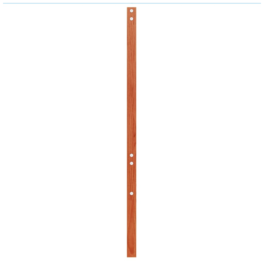 Headboard Wax Brown 100 cm Solid Wood Pine