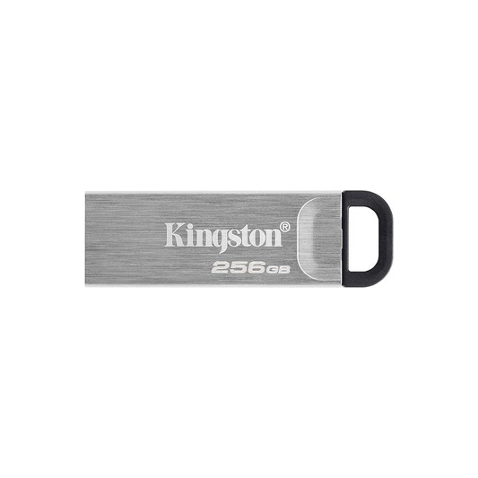 Kingston DataTraveler Kyson USB 3.2 Gen 1 Flash Drive 256GB - Stylish Capless Metal Case