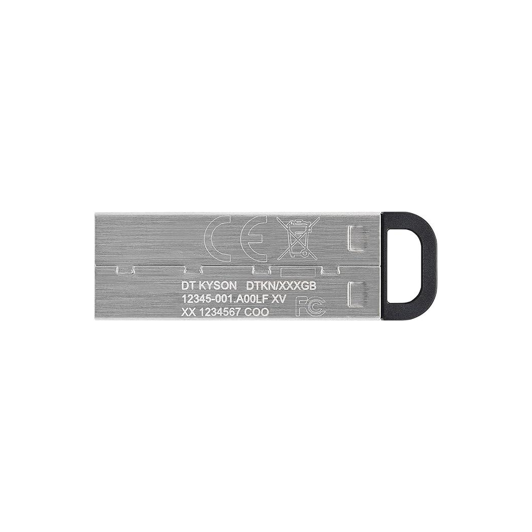 Kingston DataTraveler Kyson USB 3.2 Gen 1 Flash Drive 32GB - Stylish Capless Metal Case