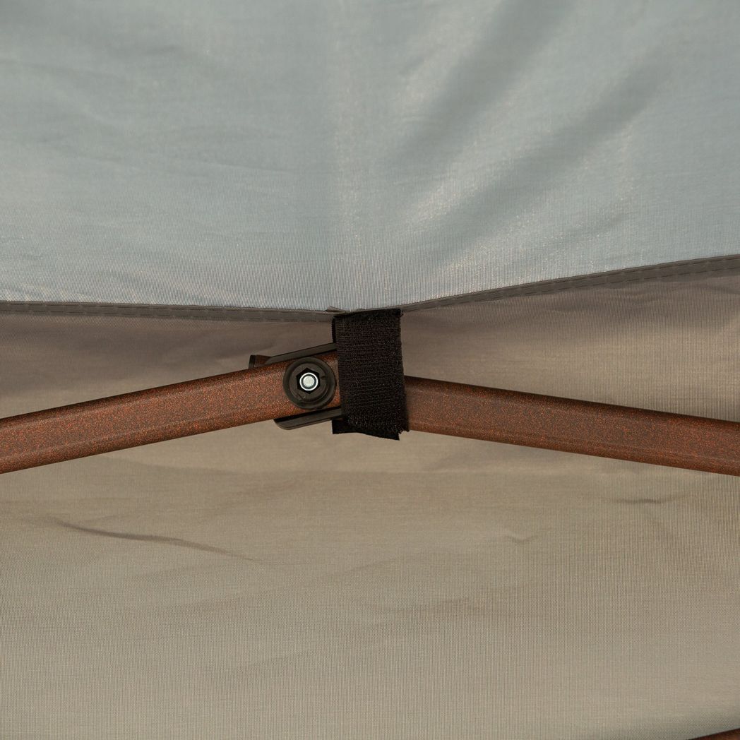 Svvalka Garden Folding Tent Heavy Duty Pop Up Gazebo for Party Dark Grey