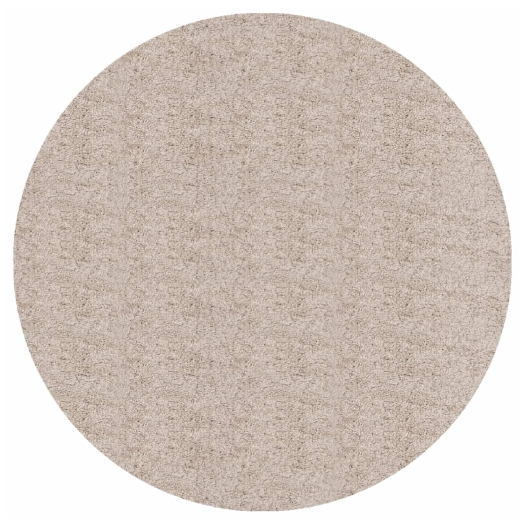 Shaggy Rug PAMPLONA High Pile Modern Beige  100 cm