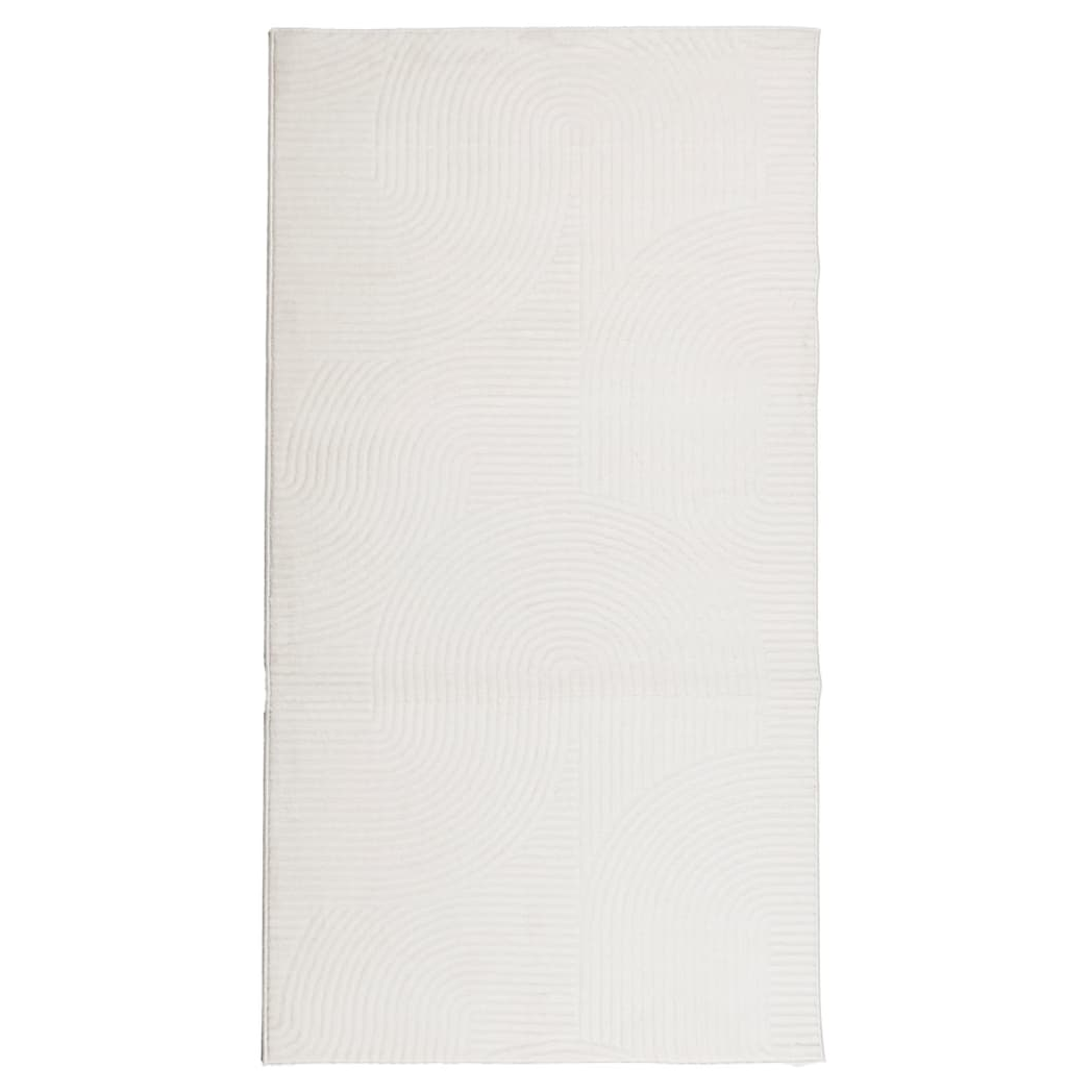 Rug IZA Short Pile Scandinavian Look Cream 80x150 cm