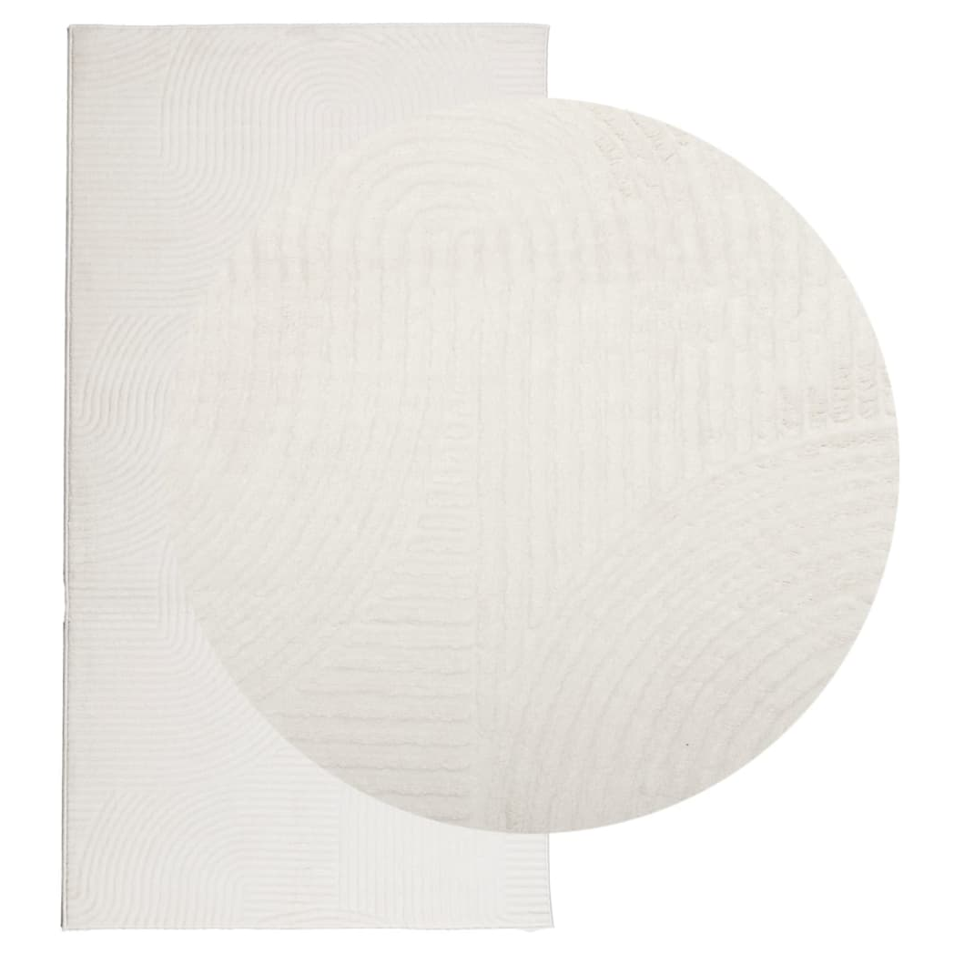 Rug IZA Short Pile Scandinavian Look Cream 80x150 cm