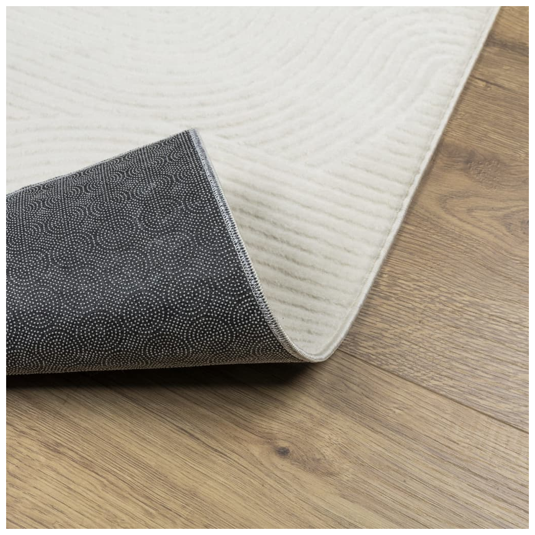 Rug IZA Short Pile Scandinavian Look Cream 80x150 cm