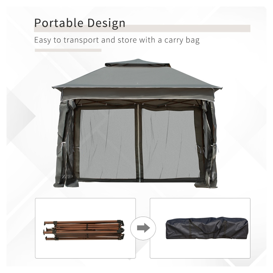 Tent Outdoor Patio Pop Up Canopy Gazebo