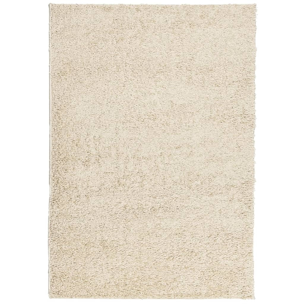 Shaggy Rug PAMPLONA High Pile Modern Gold 120x170 cm