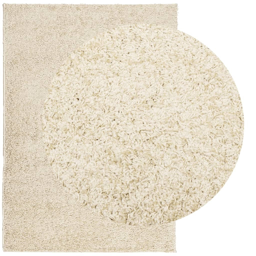 Shaggy Rug PAMPLONA High Pile Modern Gold 120x170 cm