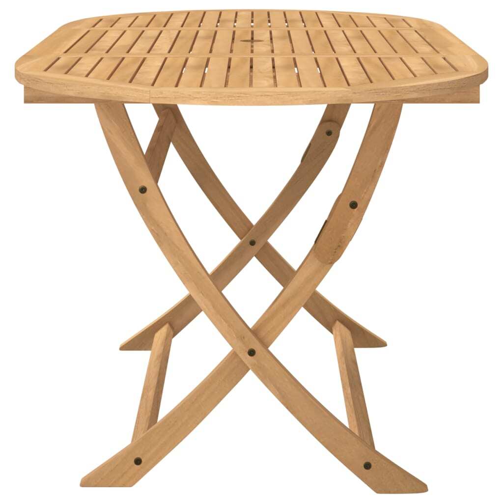Folding Garden Table 160x85x75 cm Solid Wood Acacia