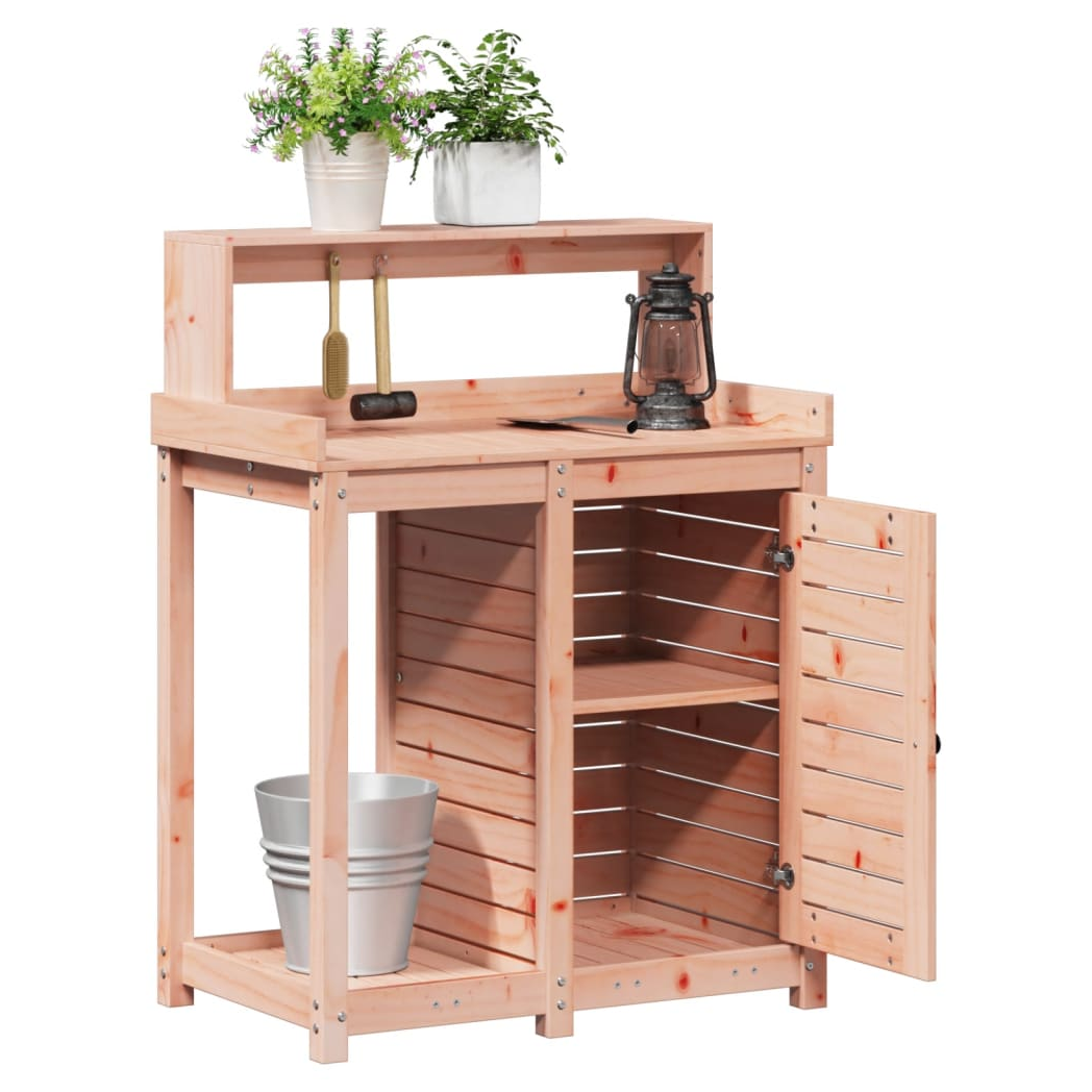 Potting Table with Shelves 82.5x50x109.5 cm Solid Wood Douglas