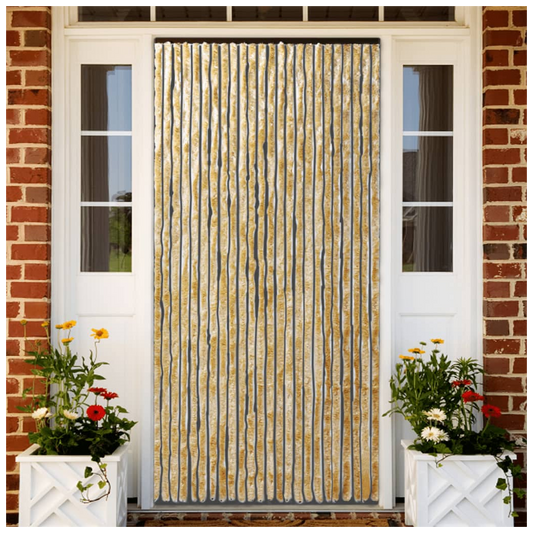 Fly Curtain Beige 100x200 cm Chenille