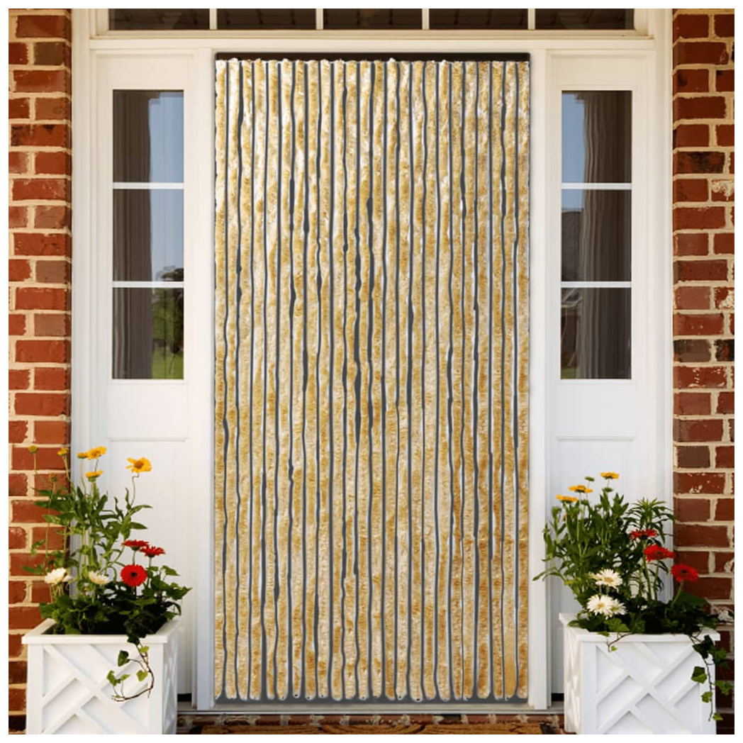 Fly Curtain Beige 100x200 cm Chenille