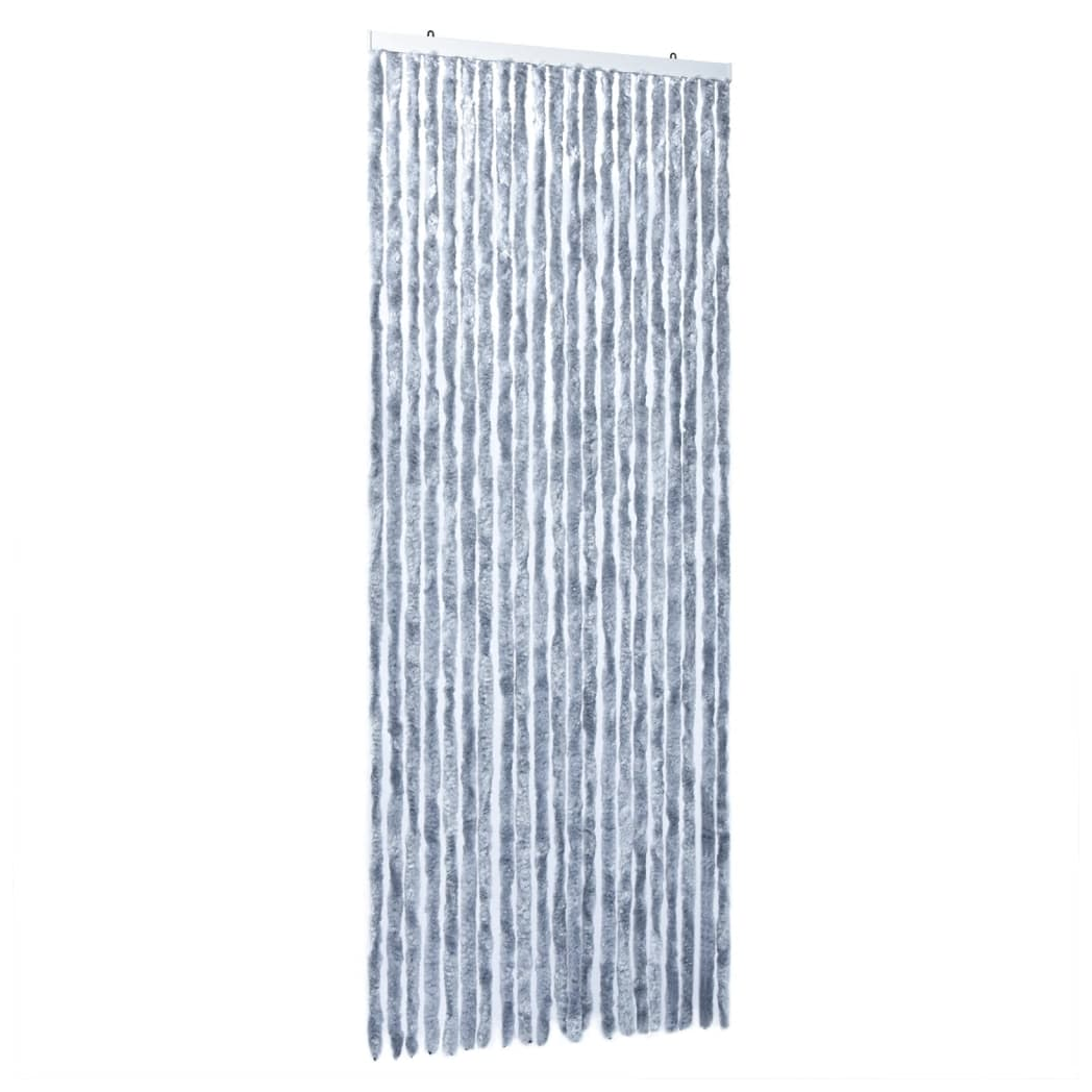 Fly Curtain Silver 100x200 cm Chenille