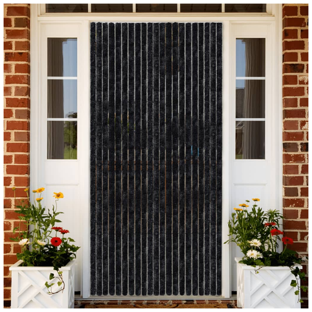 Fly Curtain Anthracite 100x230 cm Chenille