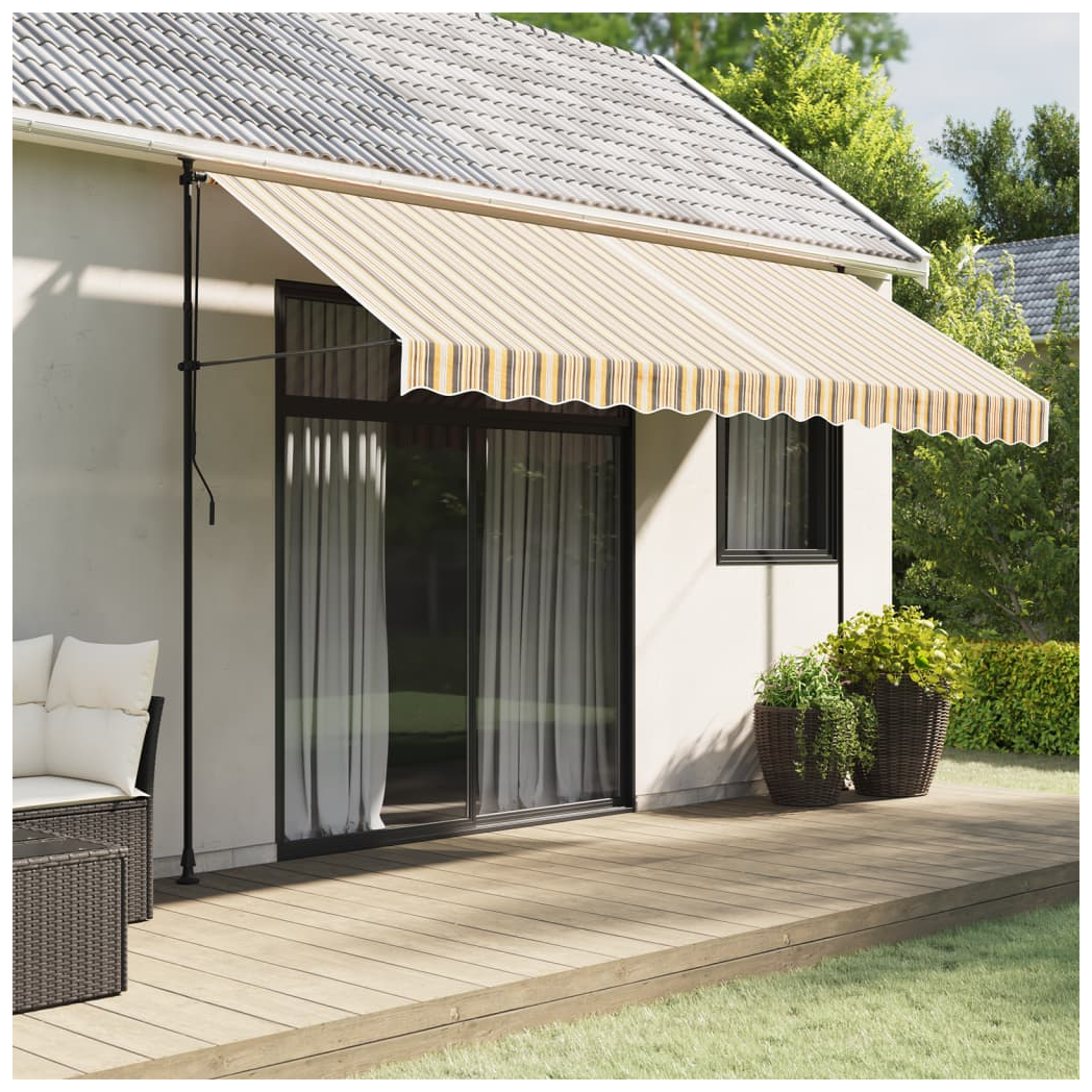 Replacement Fabric for Awning Multicolour Stripe 4x3.5 m