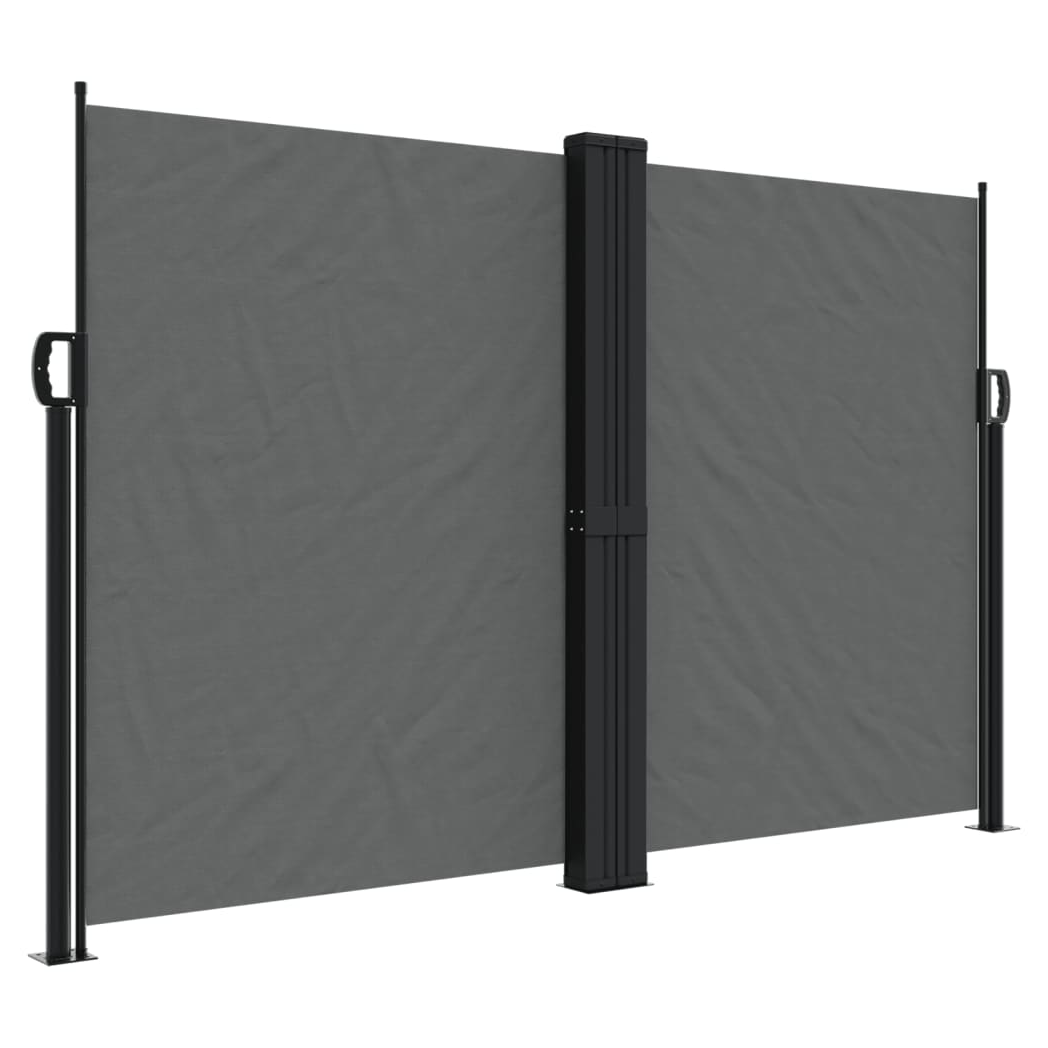 Retractable Side Awning Anthracite 160x600 cm