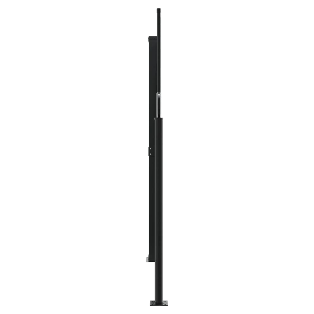 Retractable Side Awning Anthracite 160x600 cm