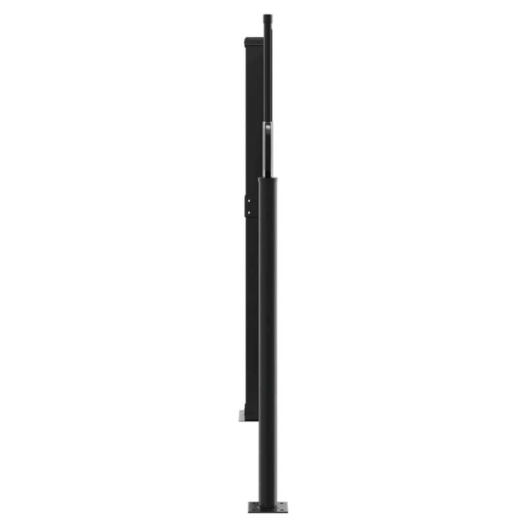 Retractable Side Awning Red 140x600 cm