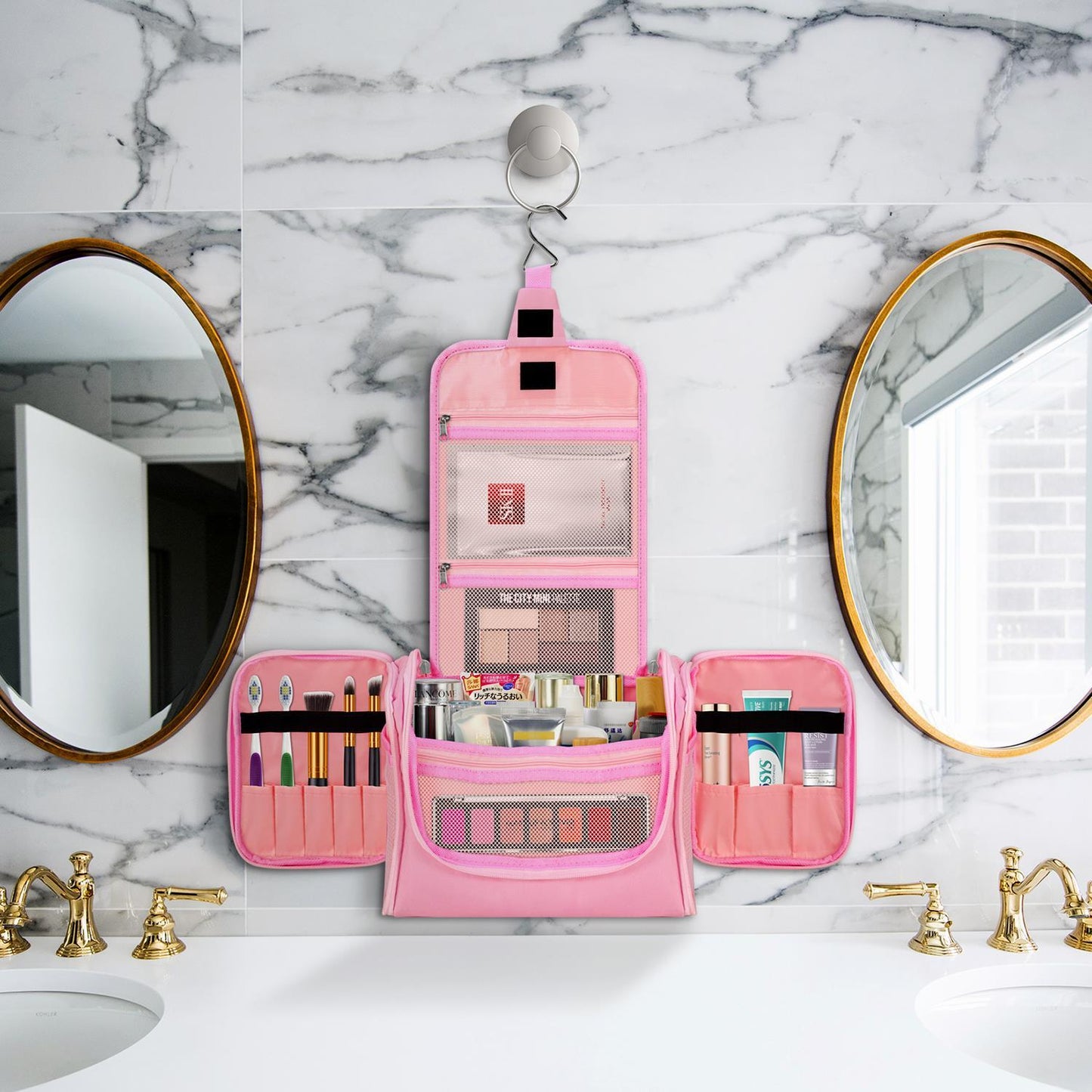 Vinsani toiletry bag pink 1010186