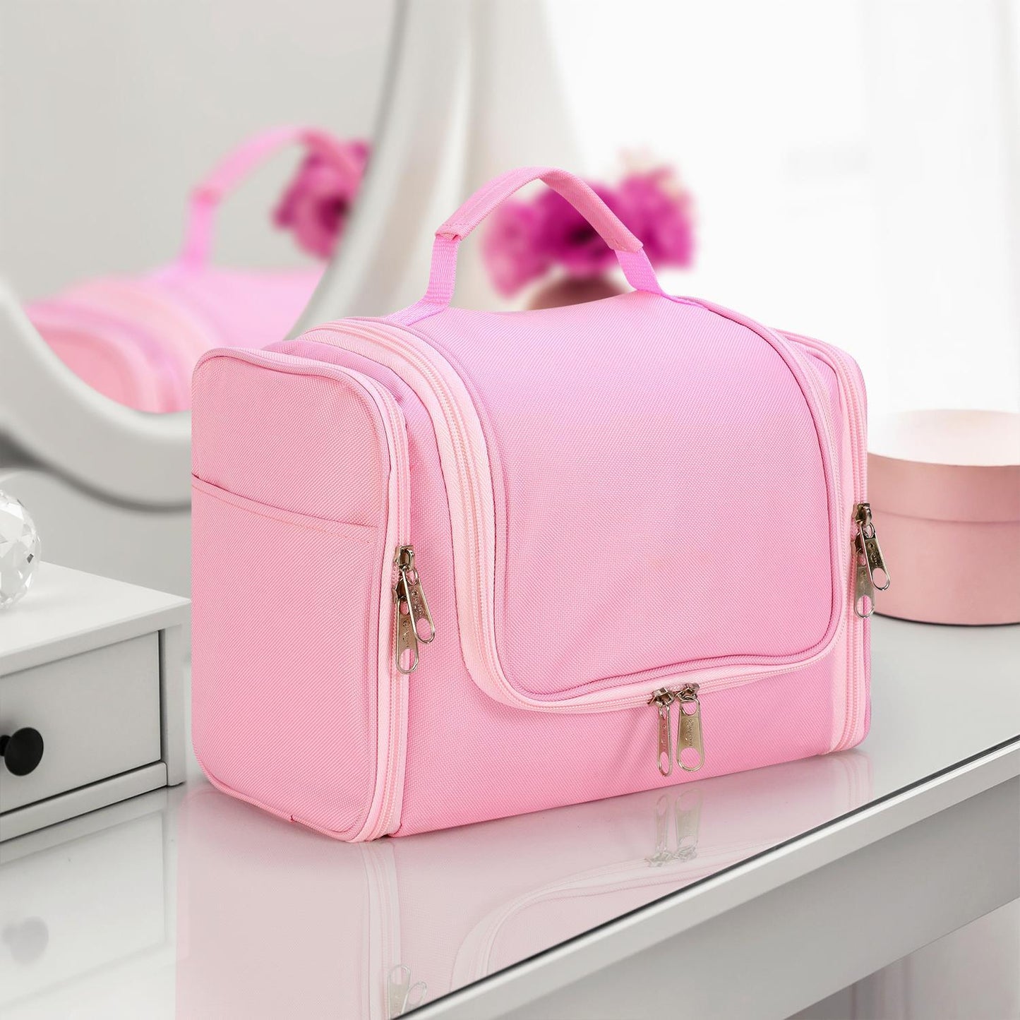 Vinsani toiletry bag pink 1010186