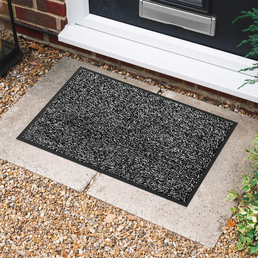 VINSANI DOOR MAT BARRIER MAT 50X80cm BLACK/WHITE