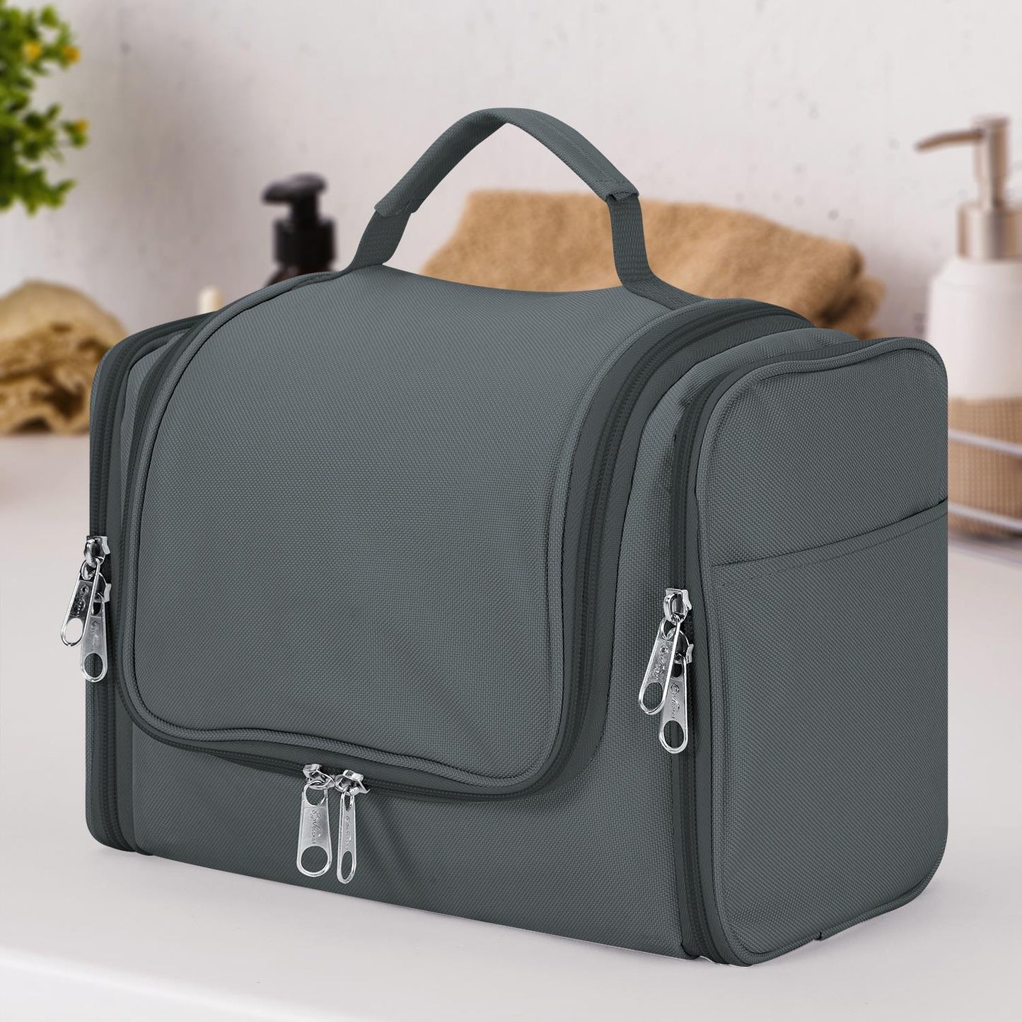 Vinsani toiletry bag d.grey 1010183