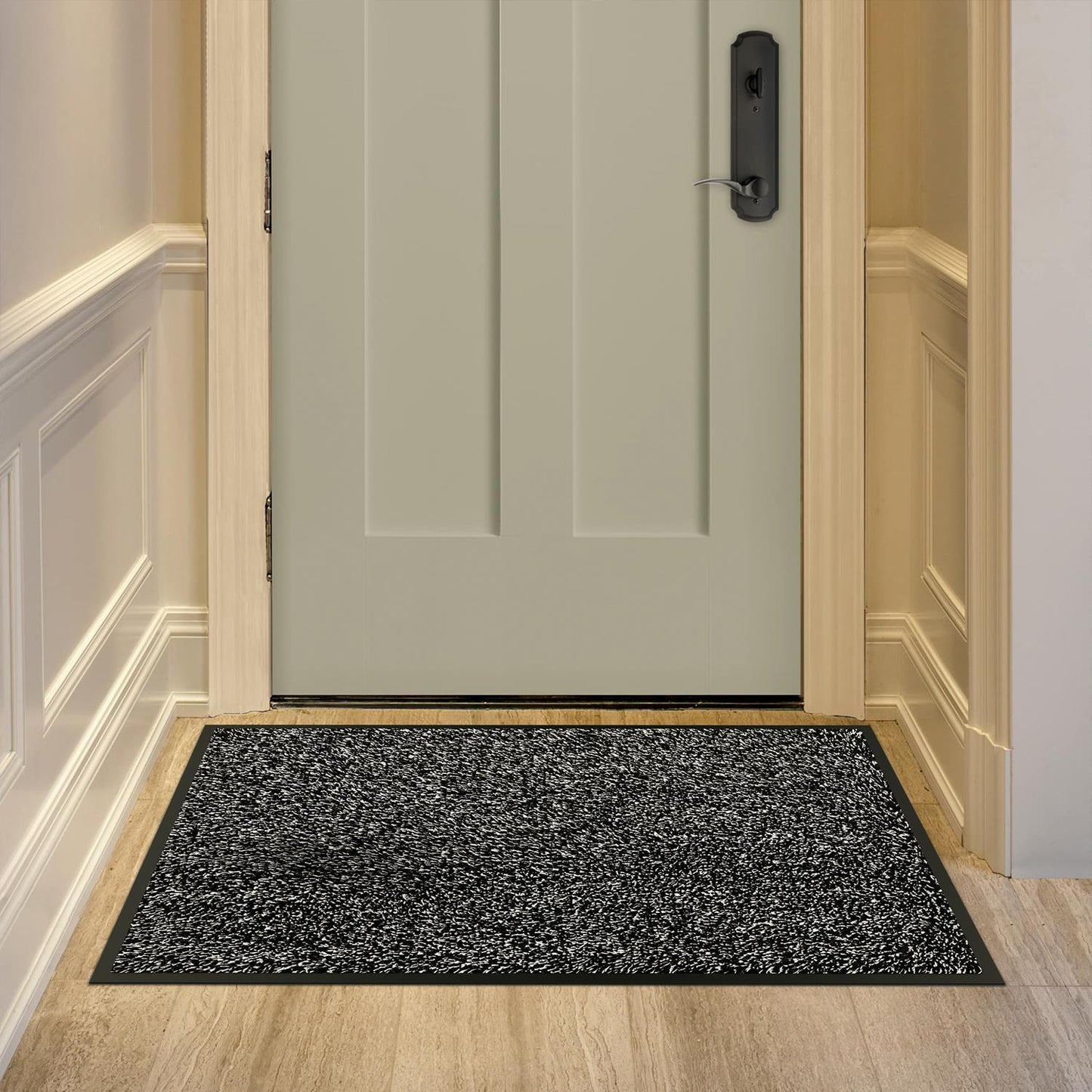 VINSANI DOOR MAT BARRIER MAT 60X90cm BLACK/WHITE