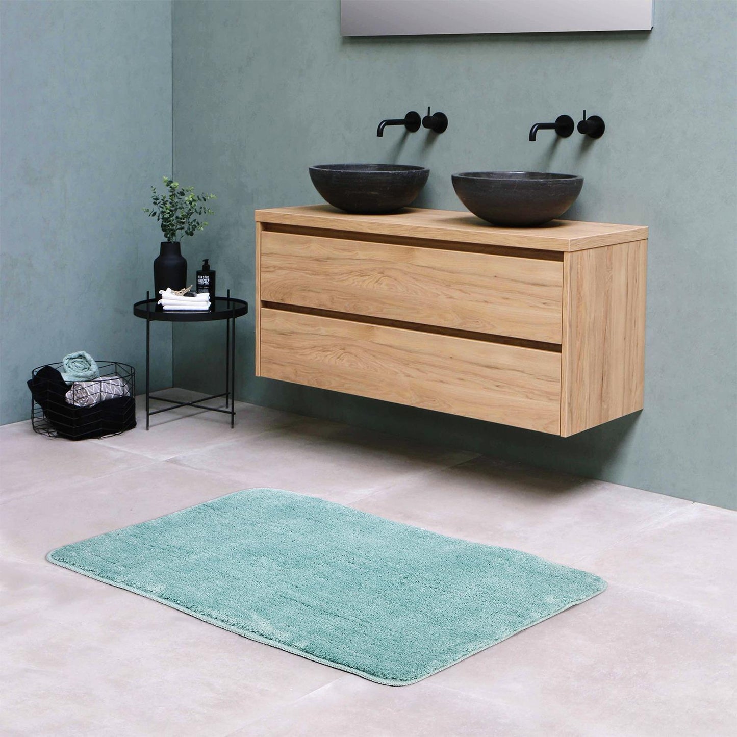 VINSANI BATH MAT 60X90cm L.BLUE 1010164