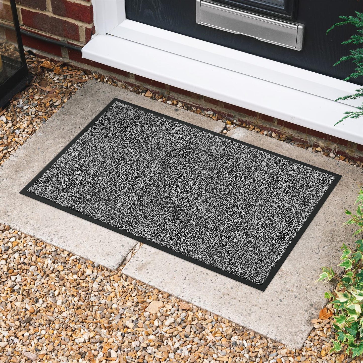 VINSANI DOOR MAT BARRIER MAT 50X80cm LIGHT  GREY