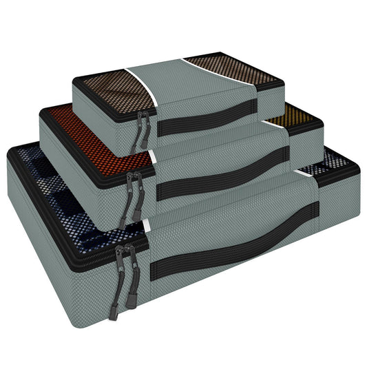 Vinsani 3pk packing cubes grey 1010131