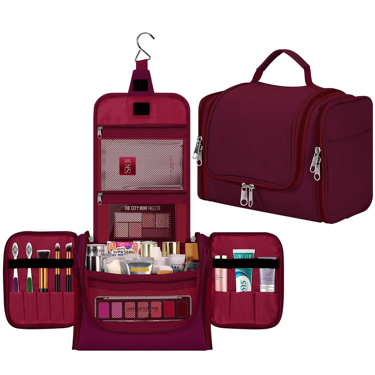 Vinsani toiletry bag purple 1010187