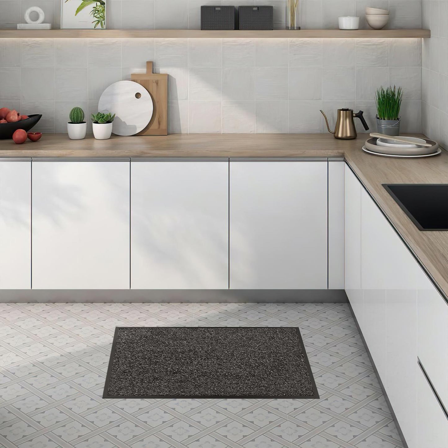 VINSANI BARRIER MAT 40X60cm D. GREY 1010146