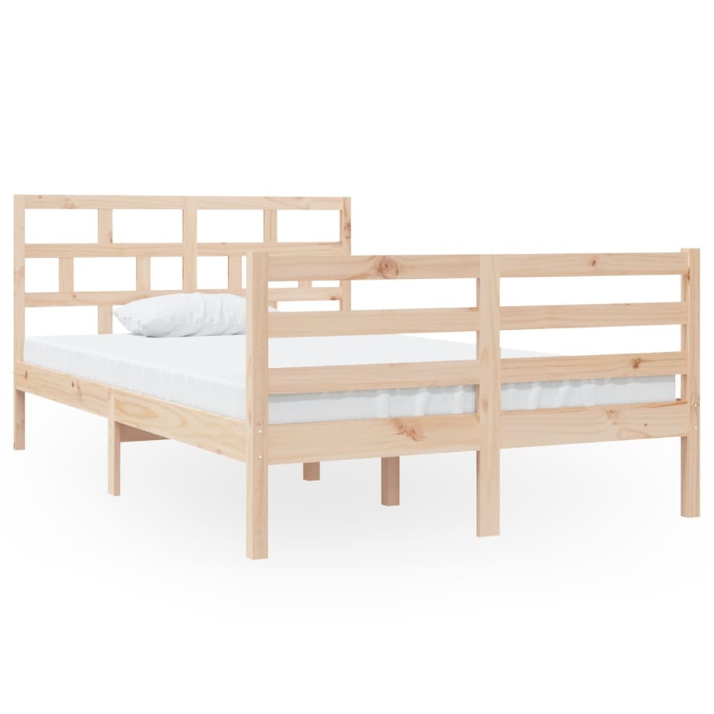 Bed Frame Solid Wood 120x200 cm 4FT Small Double
